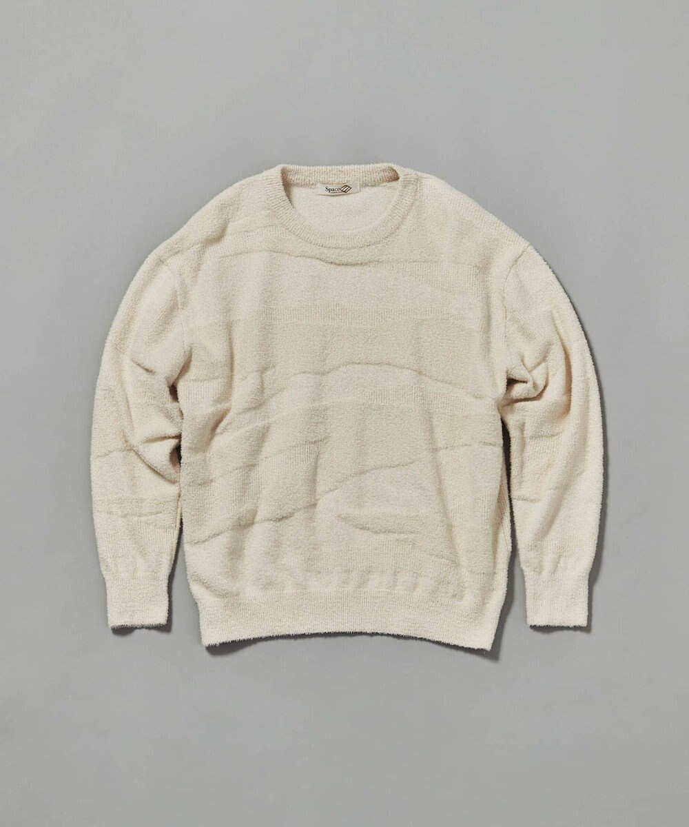 JOSEPH ABBOUD MOUNTAIN 【SPACE／UNISEX】ベアフリースカモフラージュ ニット 