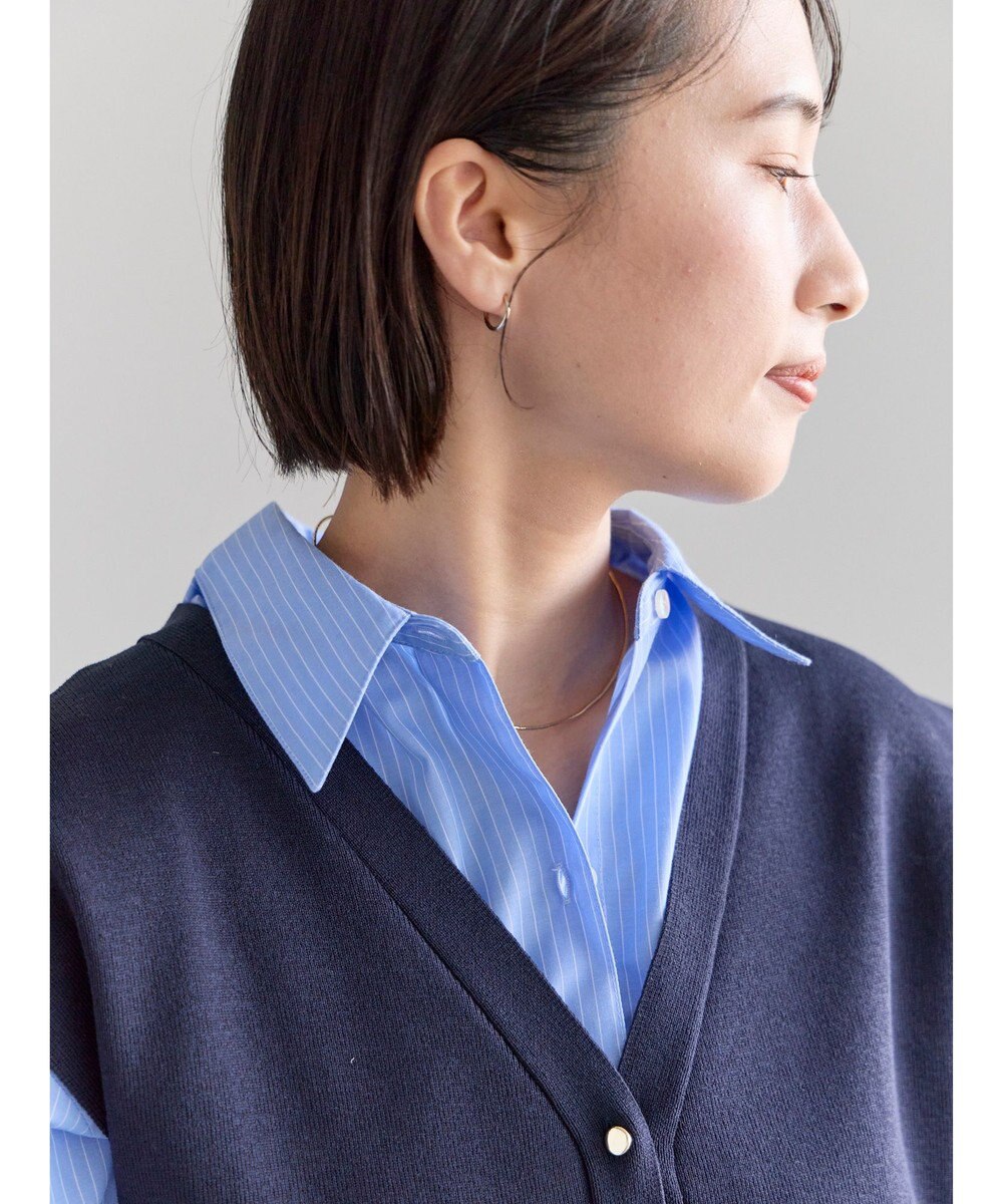 Te chichi 総針ポケット付きVネックベスト《2026 spring catalog item》 