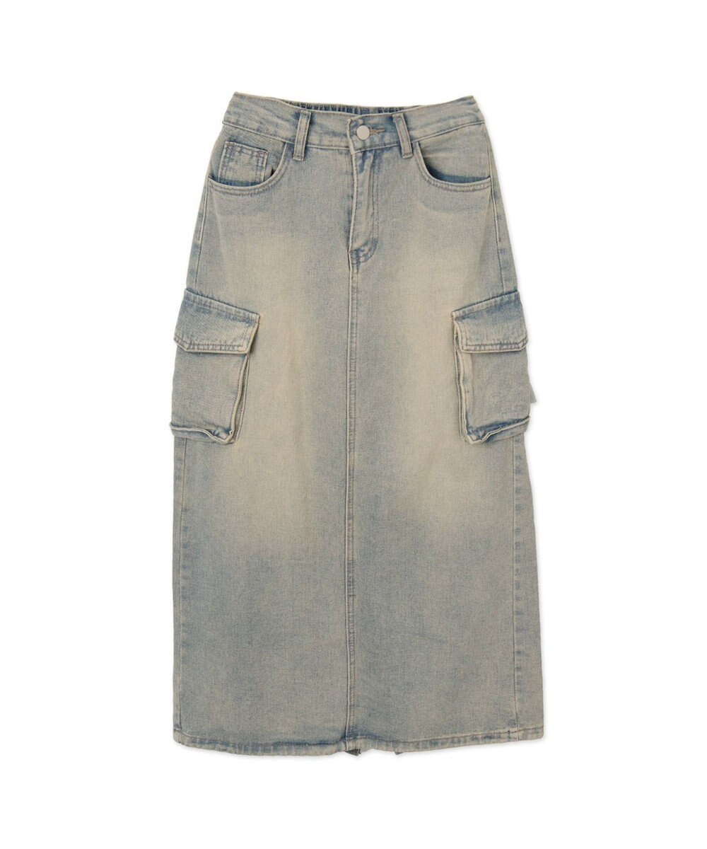 WEGO カーゴデニムスカート 