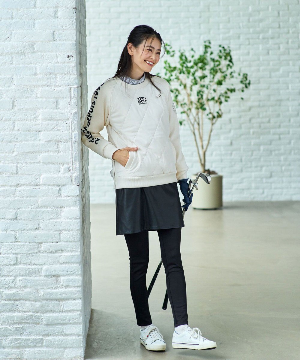 23区GOLF 【WOMEN】フェイクレザー スカート 