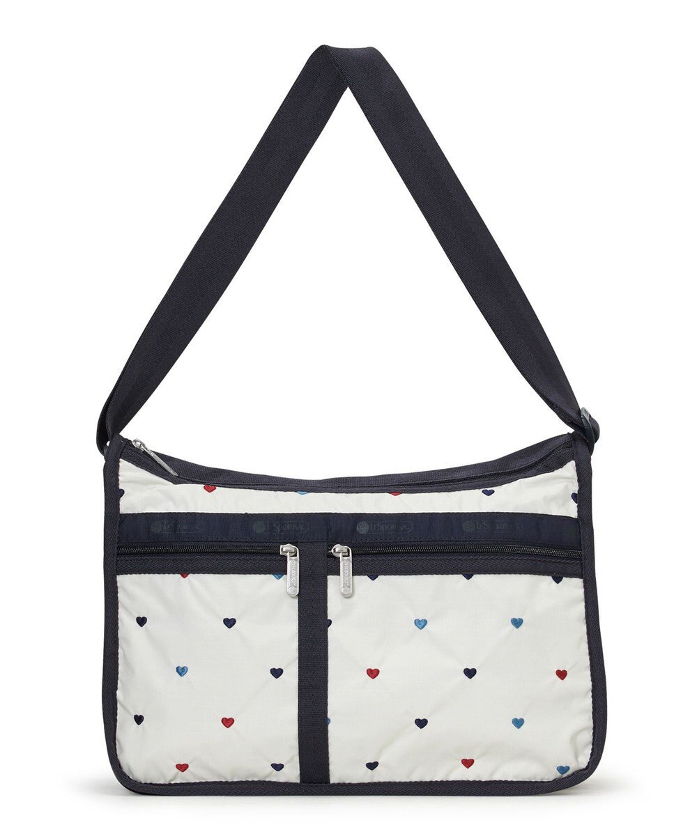 LeSportsac DELUXE EVERYDAY BAG/トリコロールハートエンブロイダリー 