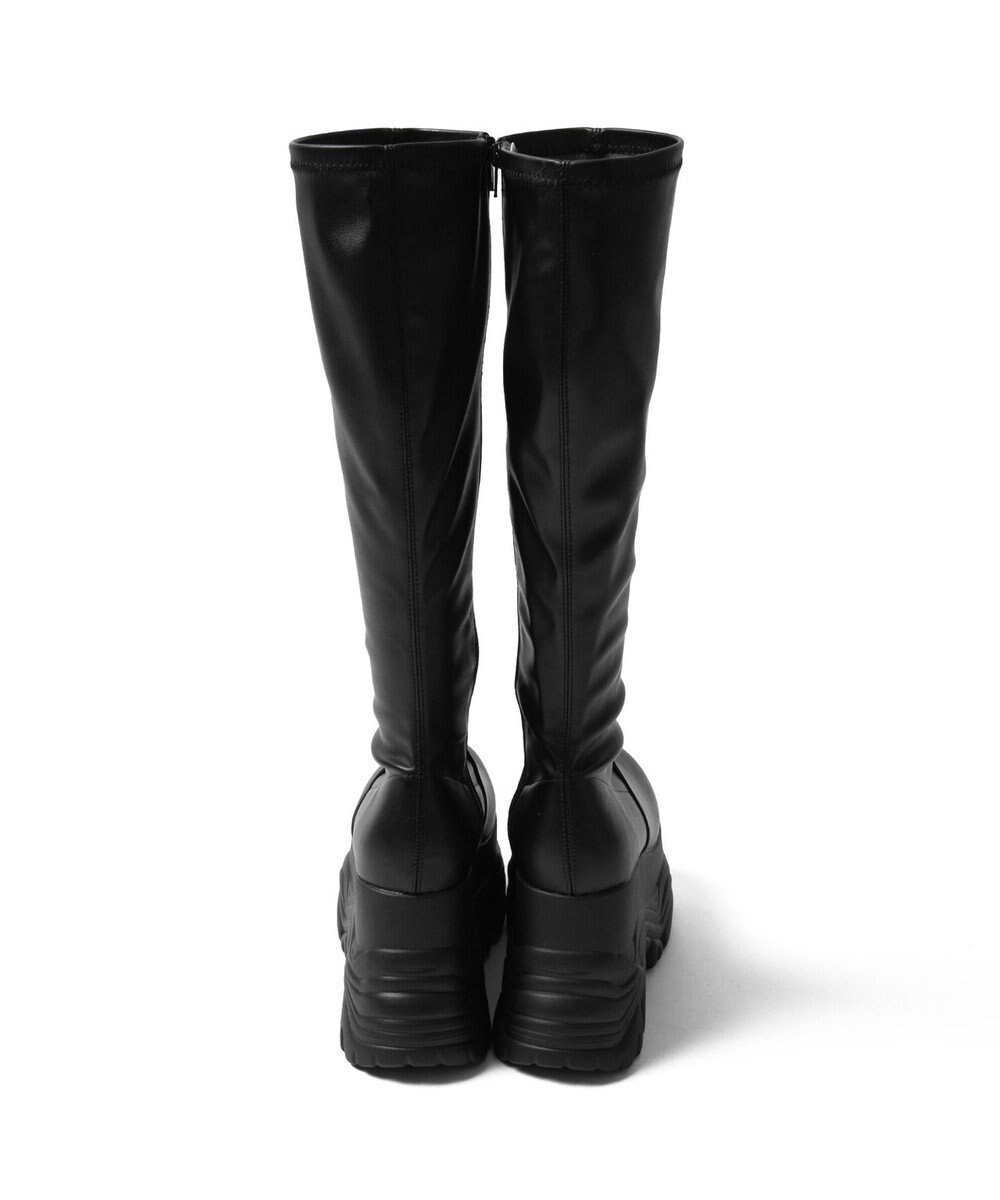 WEGO 厚底ボリュームスニーカーソールロングブーツ 