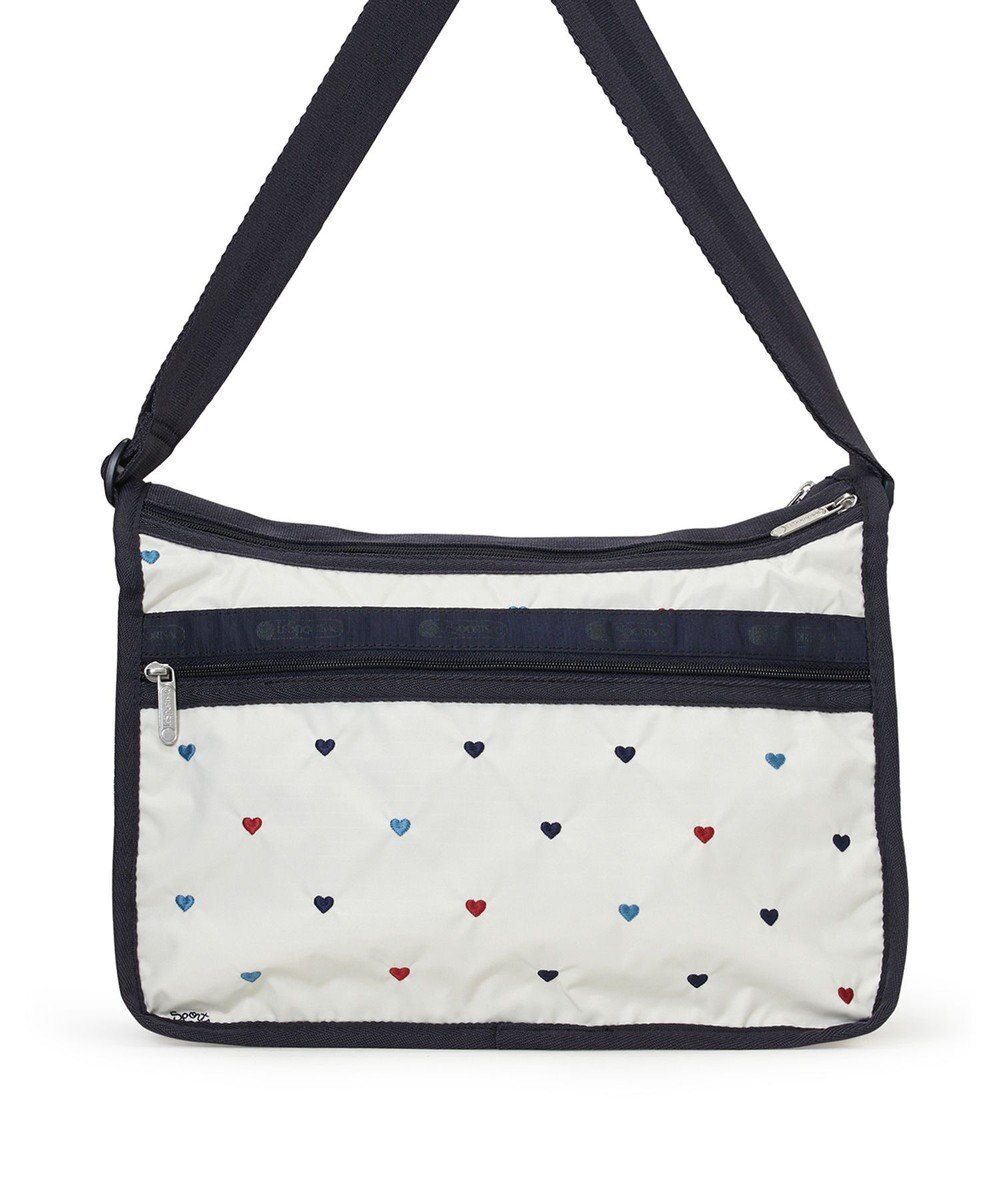LeSportsac DELUXE EVERYDAY BAG/トリコロールハートエンブロイダリー 