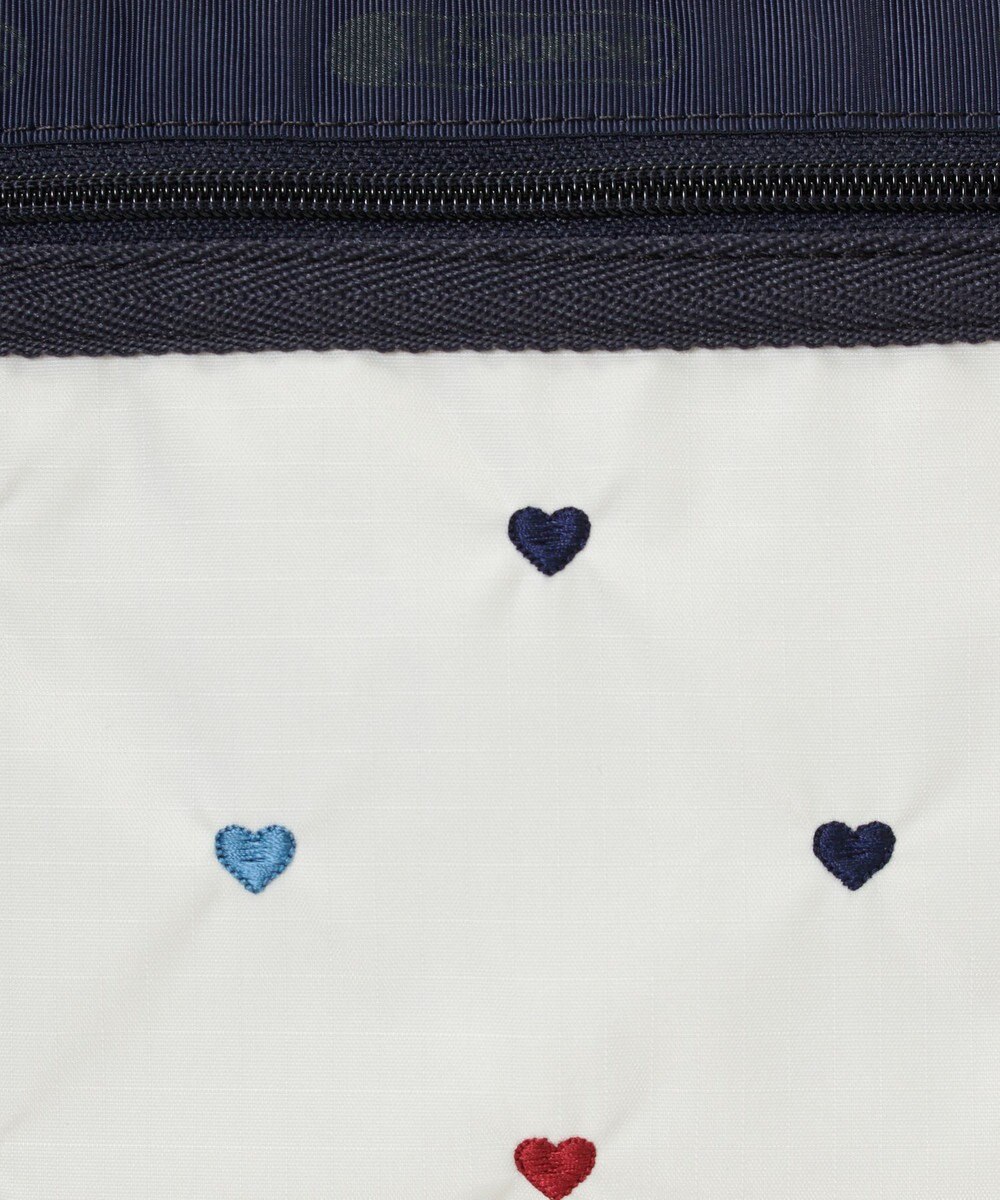 LeSportsac DELUXE EVERYDAY BAG/トリコロールハートエンブロイダリー 