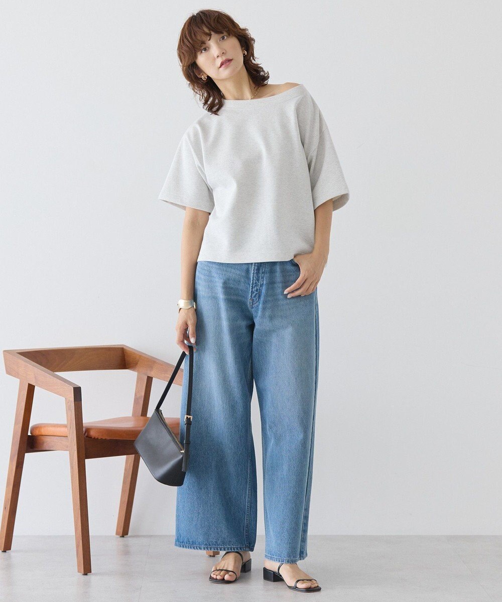 AMERICAN HOLIC 2WAYオフショルスウェット半袖プルオーバー 