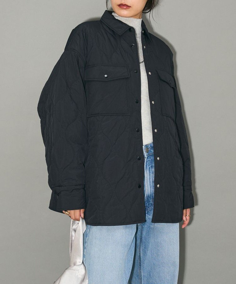 Green Parks キルティングシャツブルゾン 