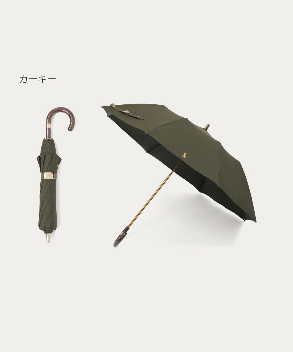 MOONBAT POLO RALPH LAUREN（ポロ ラルフローレン）晴雨兼用日傘 ワンポイント ポロポニー 無地  折りたたみ傘 楽折 遮光 遮熱 UV 