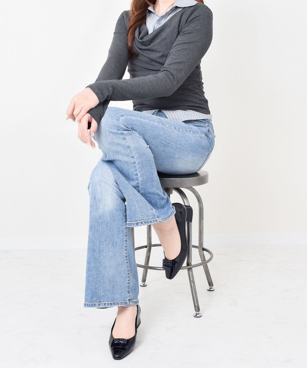 Bridget Birkin 【Bridget Birkin】グリッターパーツパンプス 