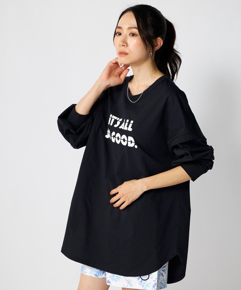 OP／FILA 【RUSTY】らくティブ｜プリント長袖Tシャツ 