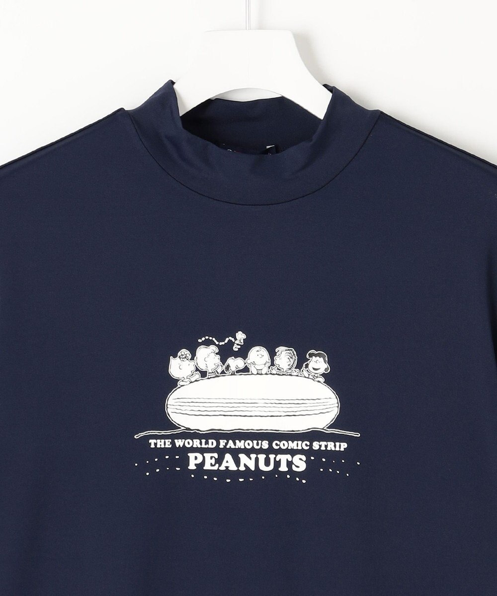 23区GOLF 【PEANUTS】【MEN】スヌーピーコラボ モックネックシャツ 