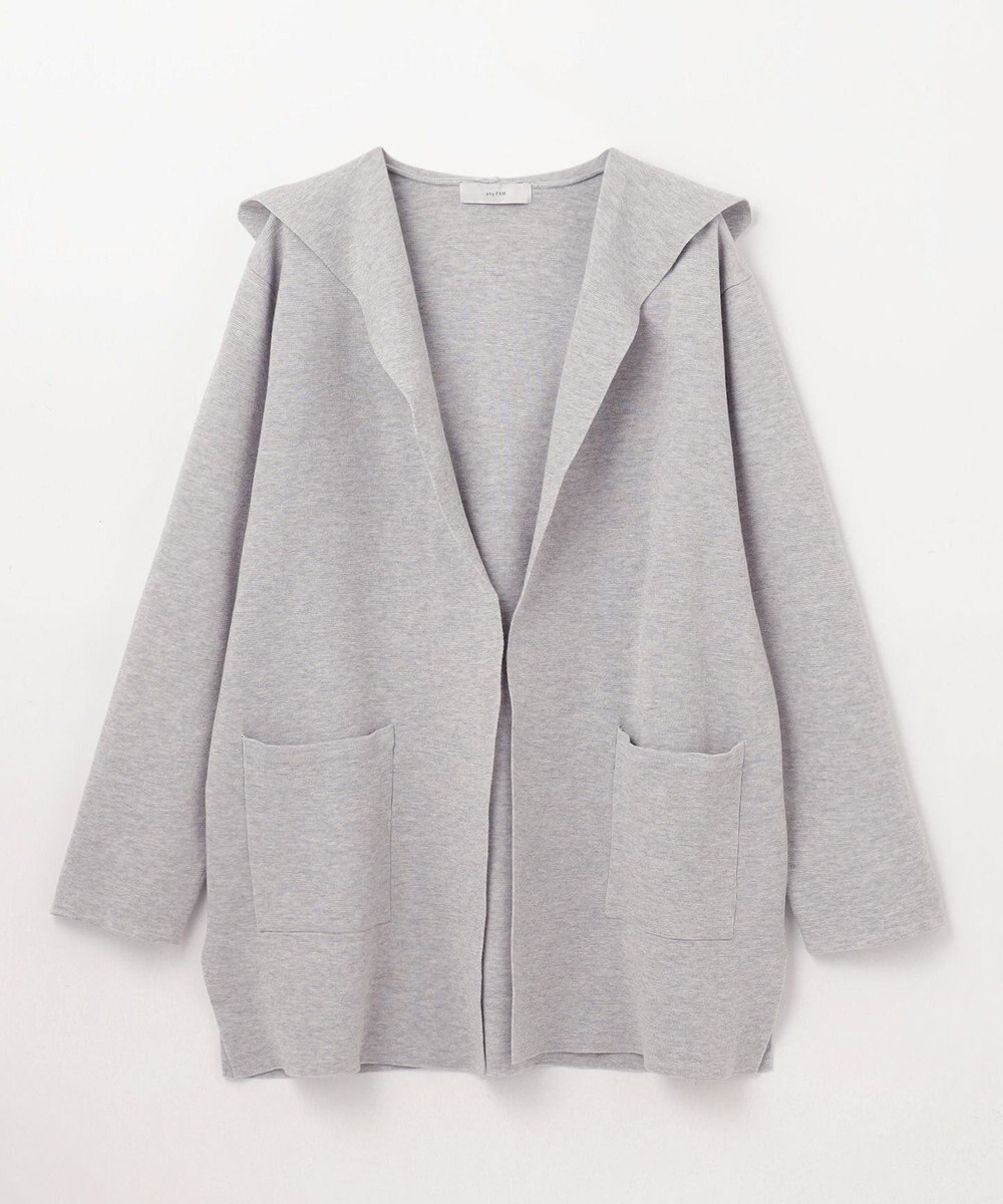 ANY ニットフーディーコーディガン 