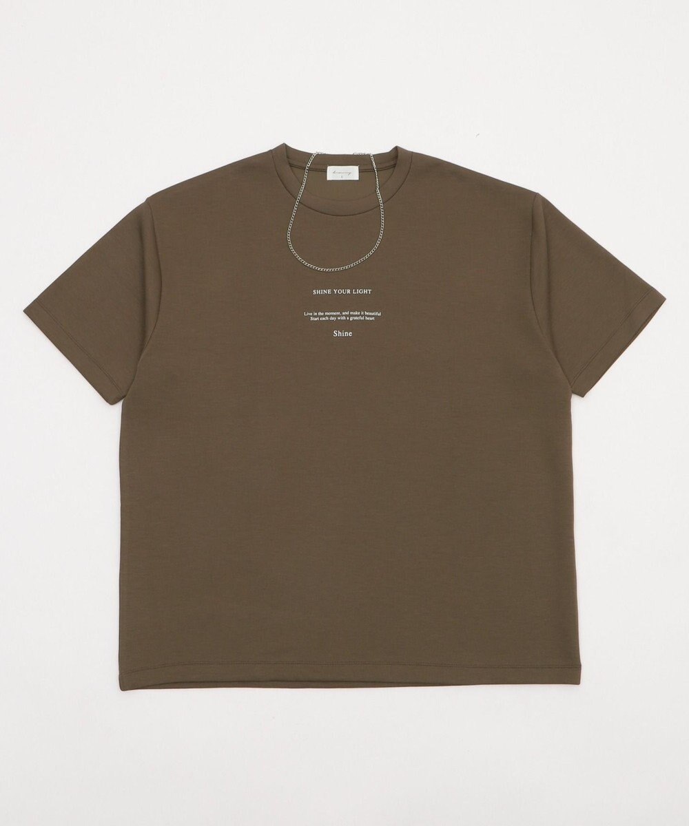 WEGO 【2点SET】アクセ付きフォトグラフィックT（SS） 