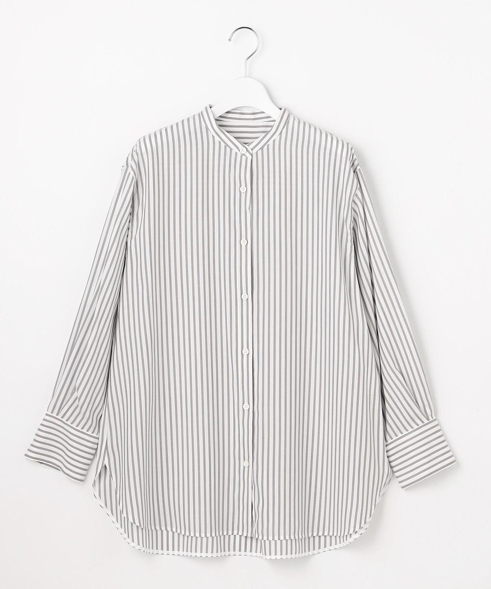 自由区 L SOMELOSバンドカラー ブラウス 