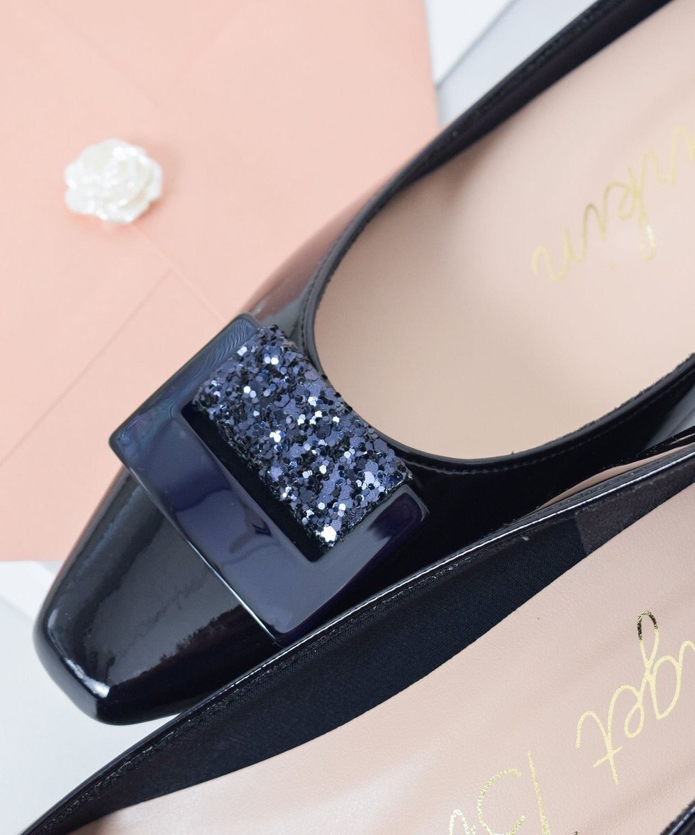 Bridget Birkin 【Bridget Birkin】グリッターパーツパンプス 