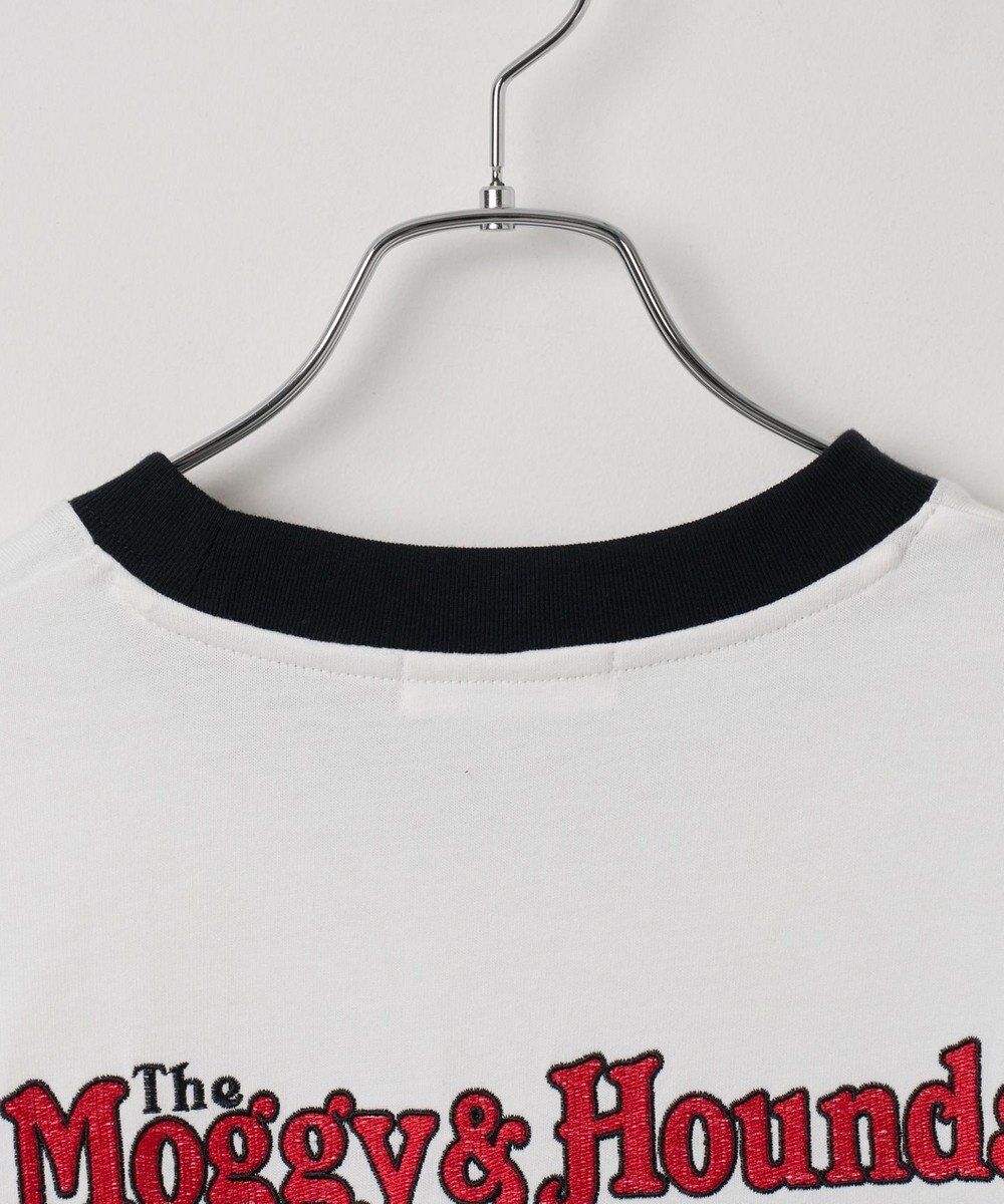 WEGO モチーフ刺繍リンガーT 