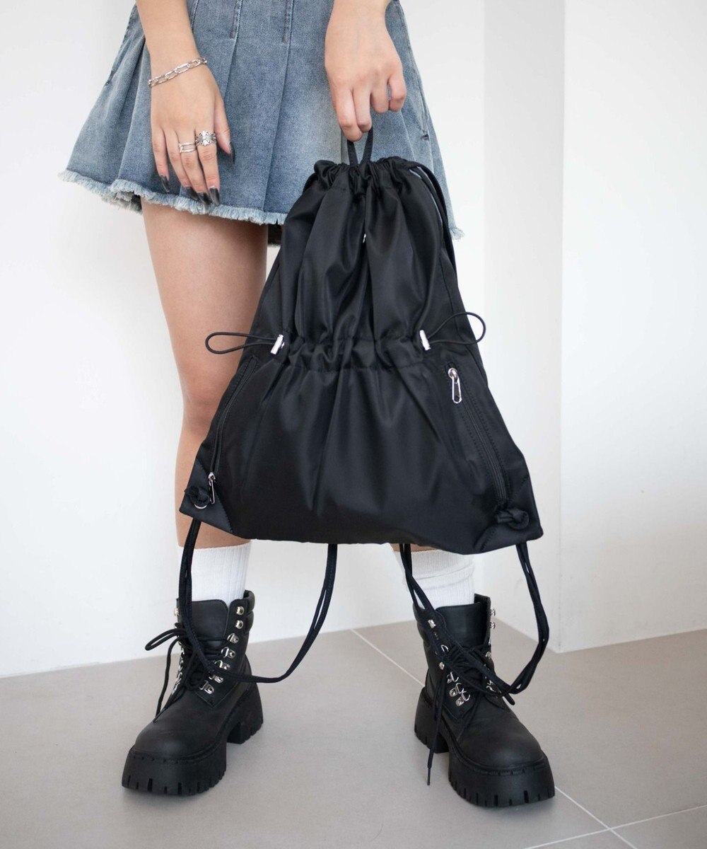 WEGO ドロストデザインナップサック 