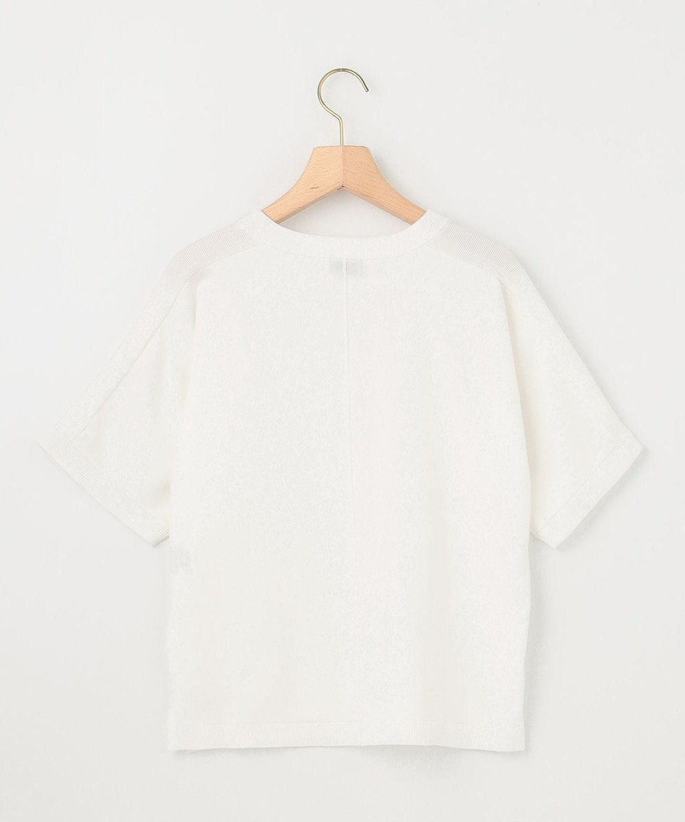 組曲 【WEB限定】メッシュ切り替えドルマン ニット 