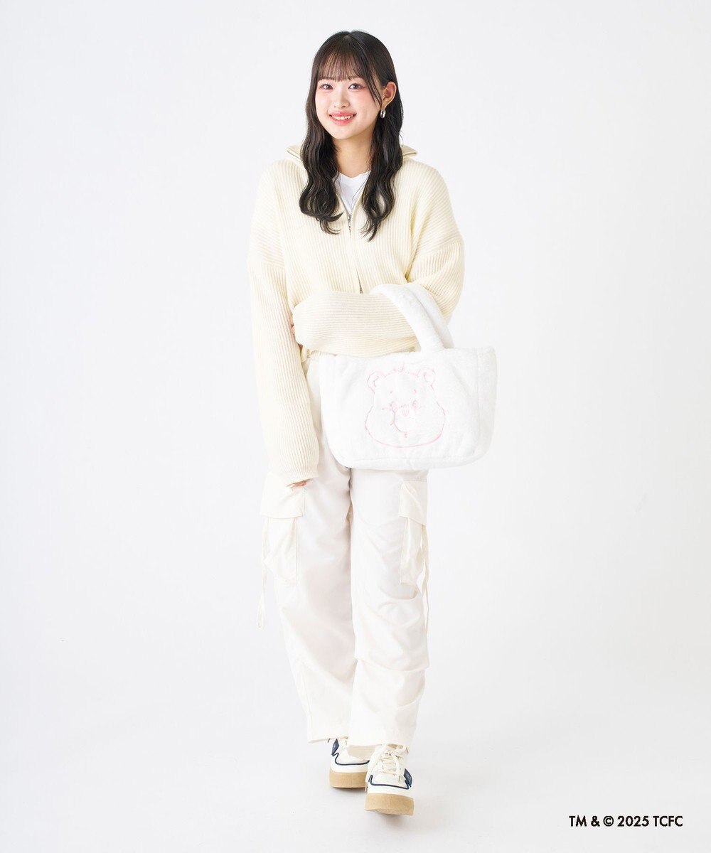 MOONBAT Care Bears(ケアベア) フェイクファーバッグ A4サイズ 手洗い可能 