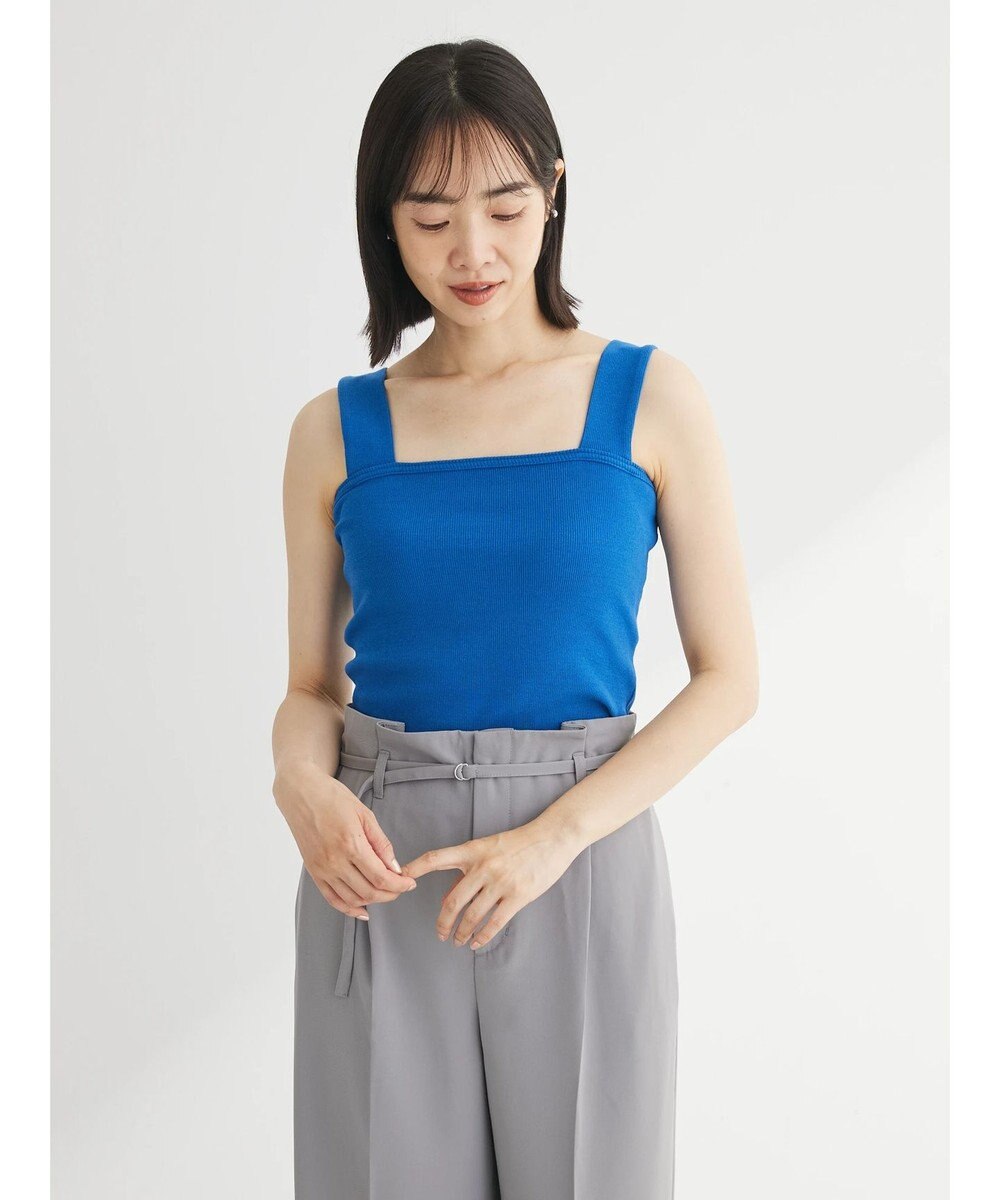 Green Parks スクエアリブタンクトップ 