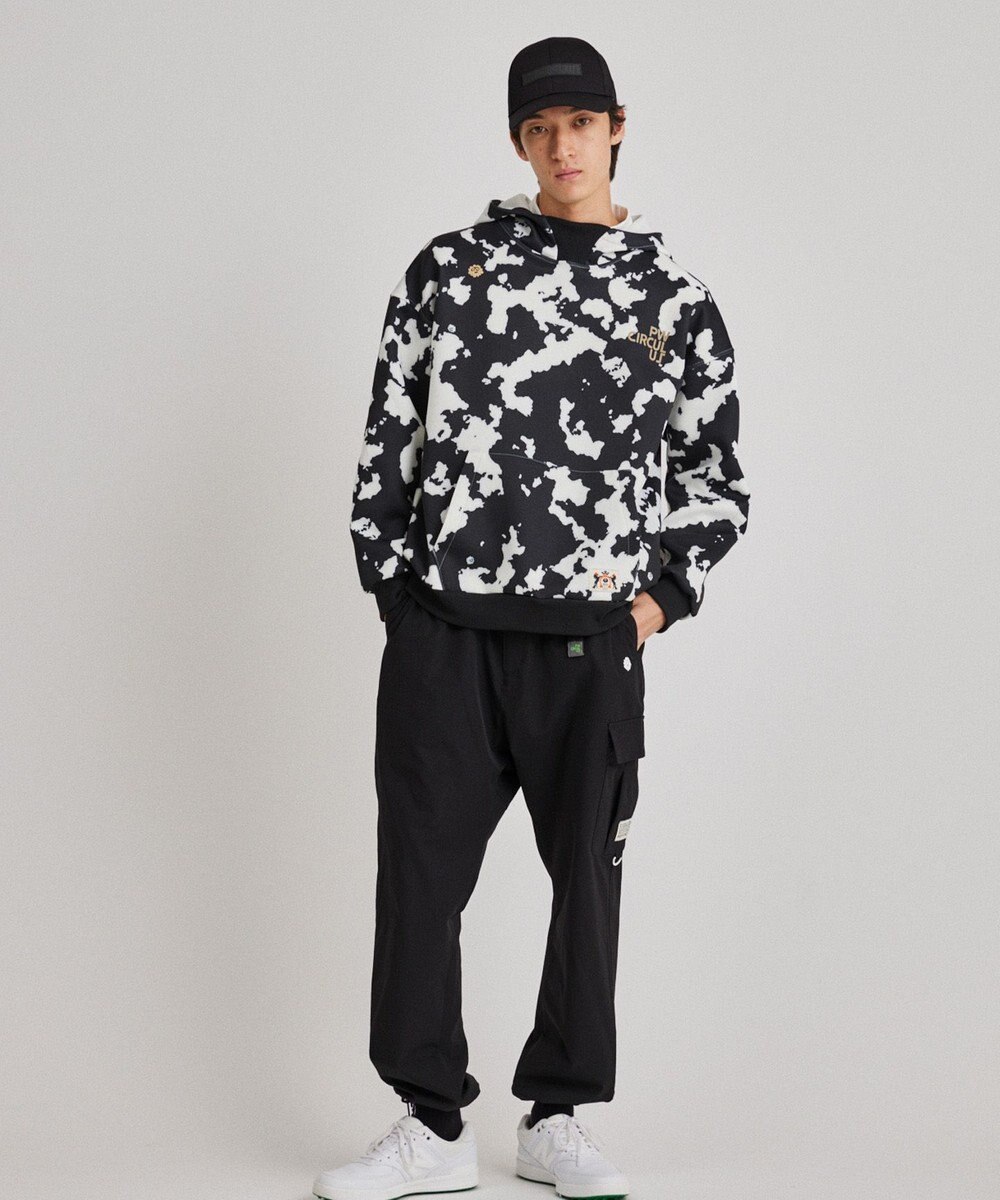 PW CIRCULUS 【MEN】ピント柄 フーディー 