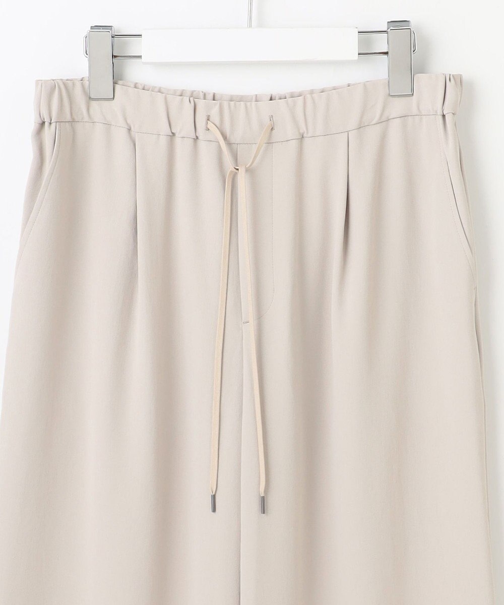 J.PRESS LADIES 【洗える・接触冷感・吸水速乾】Lightジョーゼット ワイド パンツ 