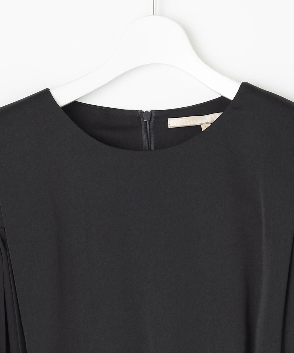 自由区 【XSサイズ～/洗える】ライトサテンプリーツ ワンピース 