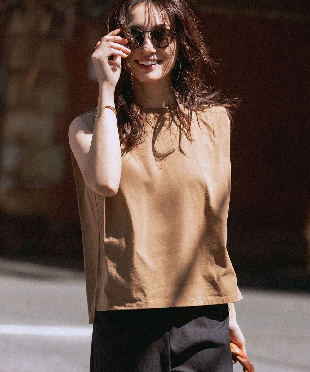 NAVE 【ReNAVE・洗える/接触冷感/UVケア】ファンクションＴ ノースリーブ 