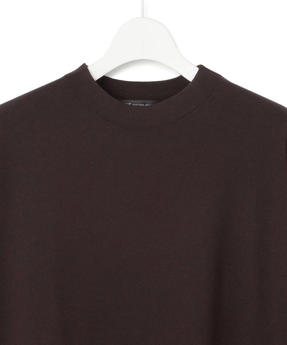 23区 S 【洗える】ヴィスコースストレッチ パフスリーブ ニットワンピース 