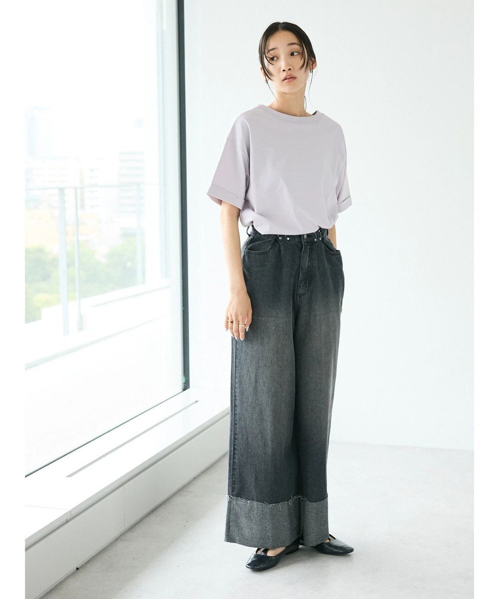 CRAFT STANDARD BOUTIQUE 接触冷感/抗菌防臭/ 前後2WAY半袖スクエアネックTee 