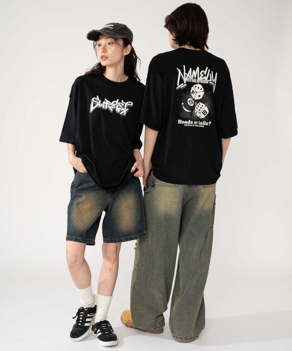 WEGO 【ユニセックス着用ITEM/SMLXLサイズ展開】アソートグラフィックT（SS）-2 