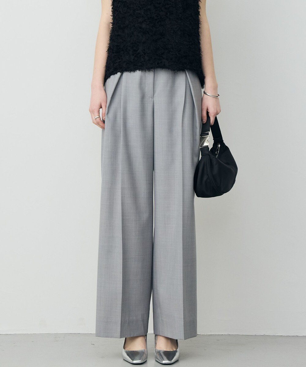 ICB L 【先行予約】ドライクールトロ クロスタックワイドパンツ 