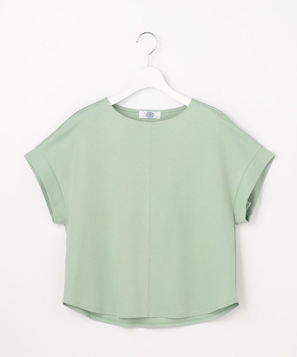 J.PRESS LADIES L 【2WAY】コットンスムース フレンチスリーブ カットソー 