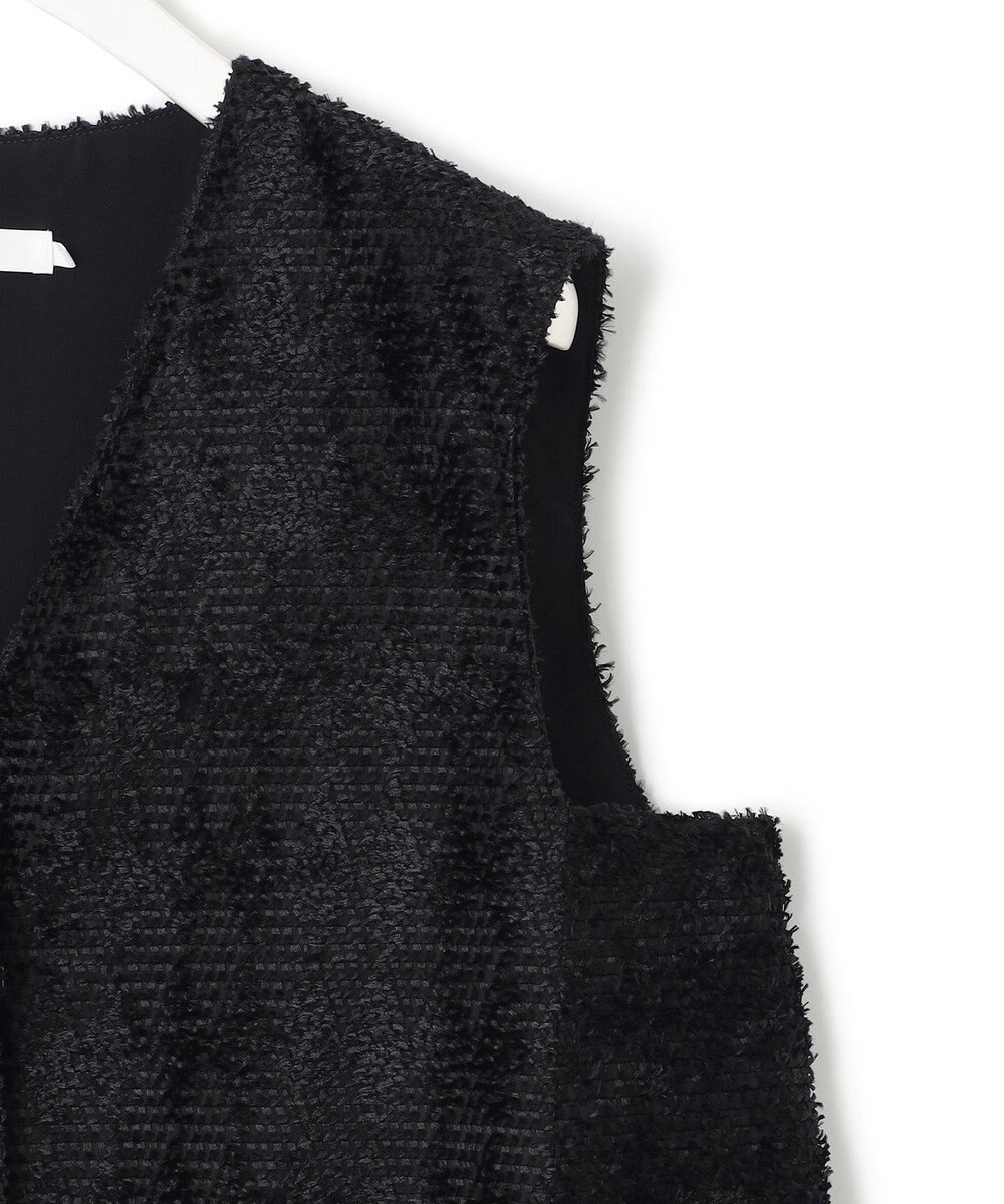 ICB ダイヤカットジャカードブラウス 