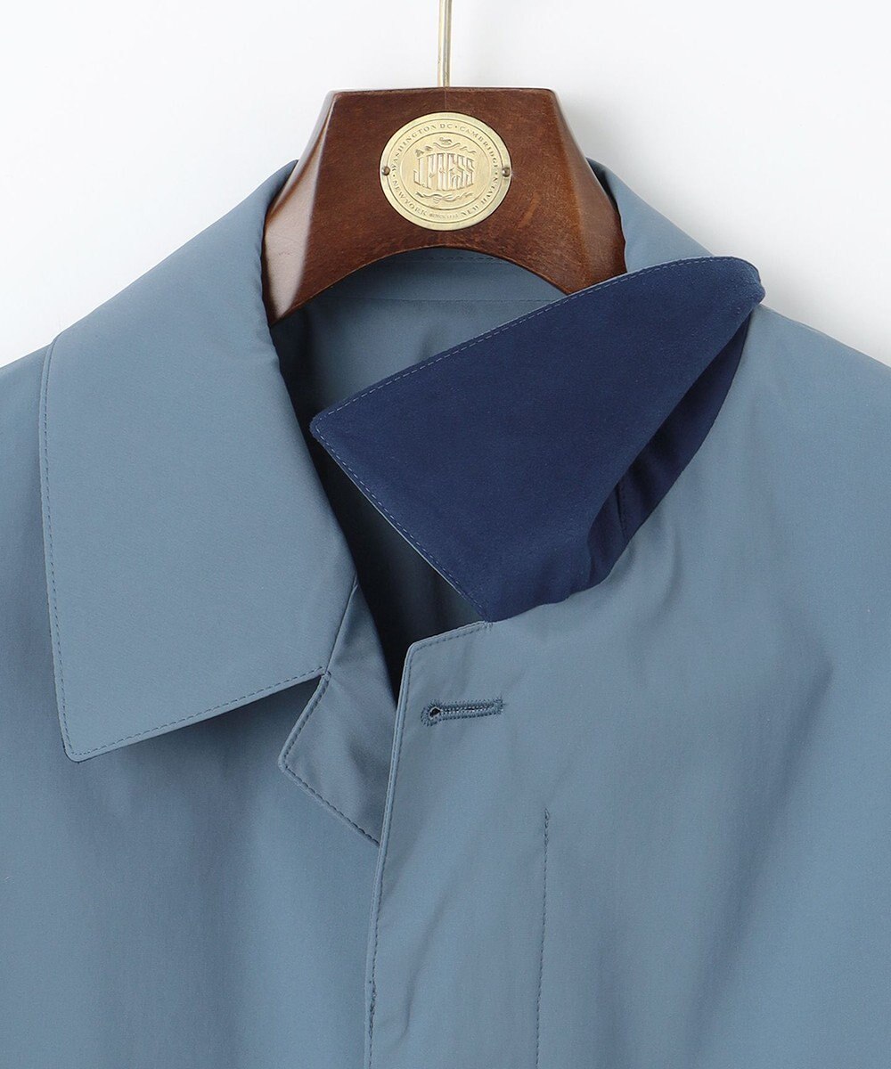 J.PRESS MEN 【驚きの軽さ / オンオフ兼用】【ストレッチ性 / 撥水機能 / 手洗い可】テクニカルライトポプリン カーコート 