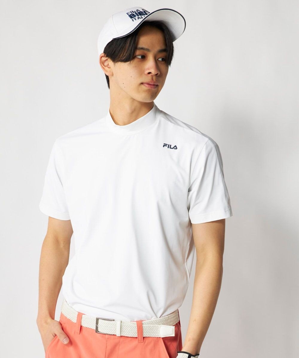 FILA GOLF／marie claire 【FILA GOLF】半袖モックネックシャツ 