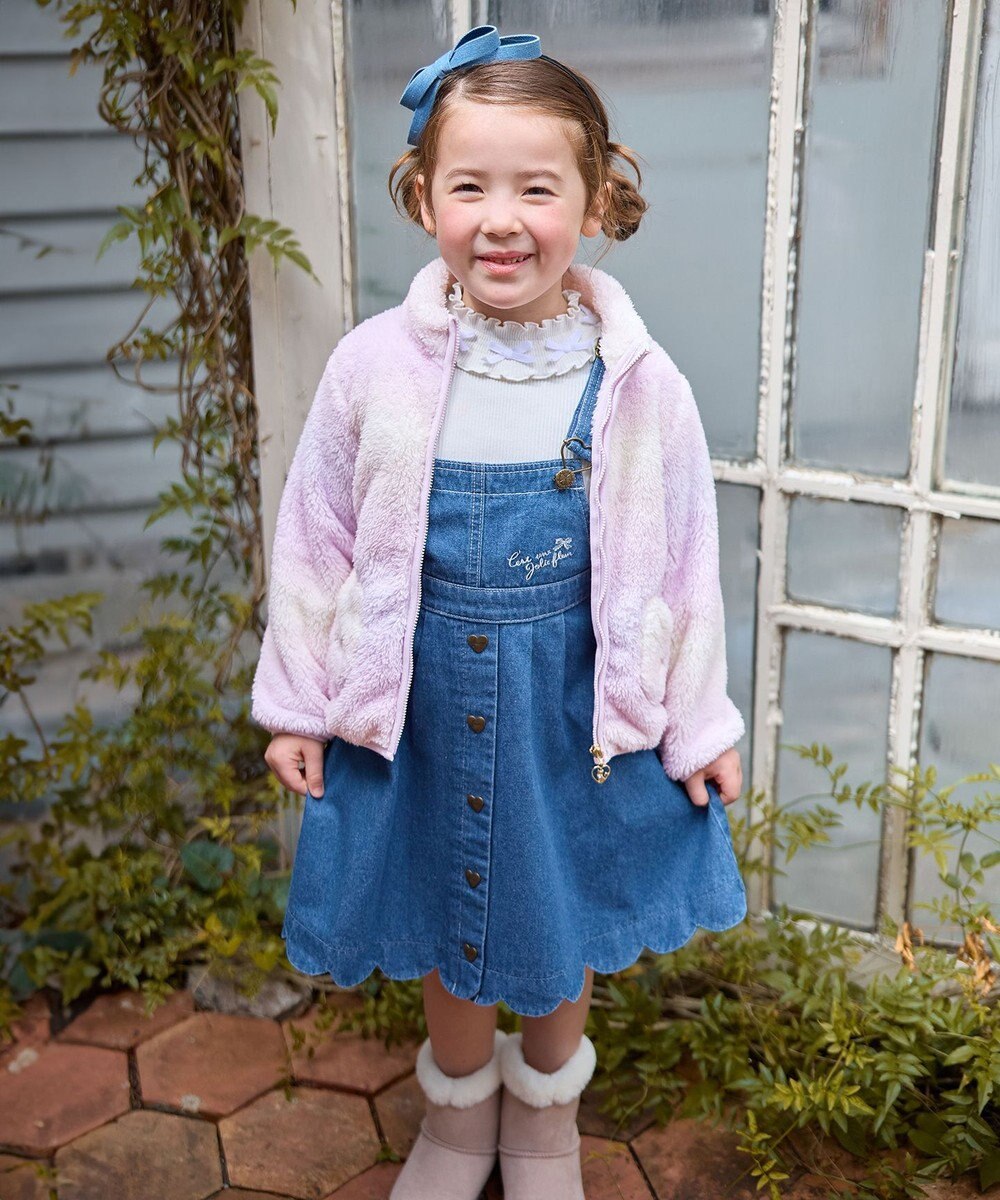 ANY KIDS ネコポケットボアブルゾン 