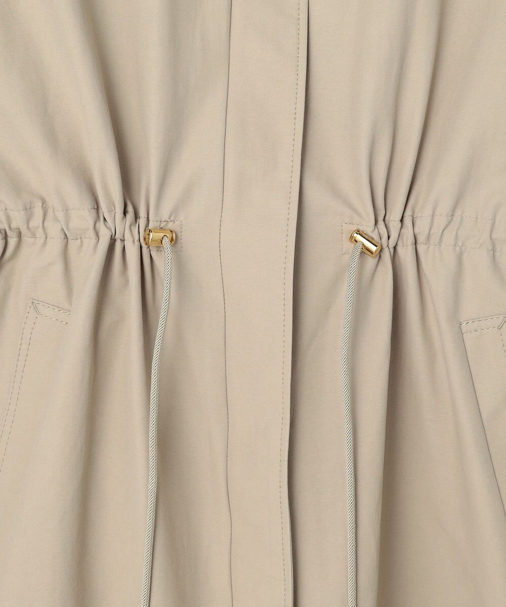 自由区 S コットンナイロンタッサースタンドカラー コート 