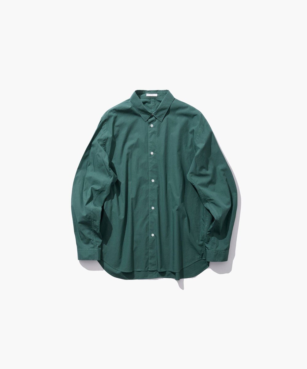 ATON SHRINK COTTON LAWN | オーバーサイズシャツ - UNISEX 