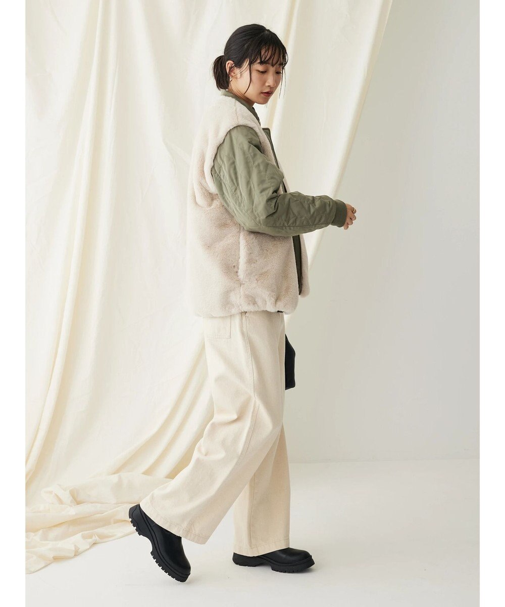 CRAFT STANDARD BOUTIQUE リバーシブルファーブルゾン 