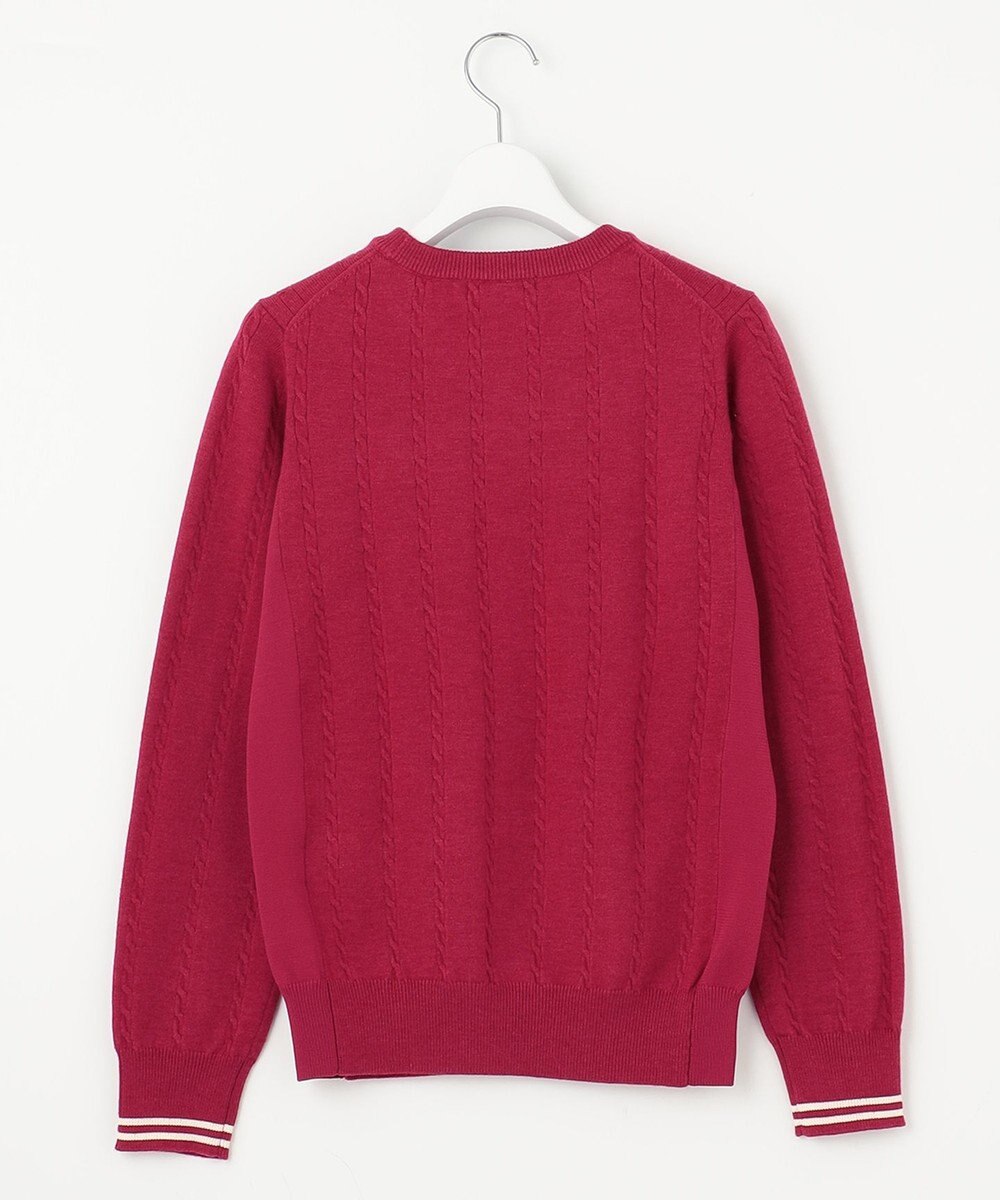 23区GOLF 【WOMEN】【洗える】ストレッチカラー ニット 