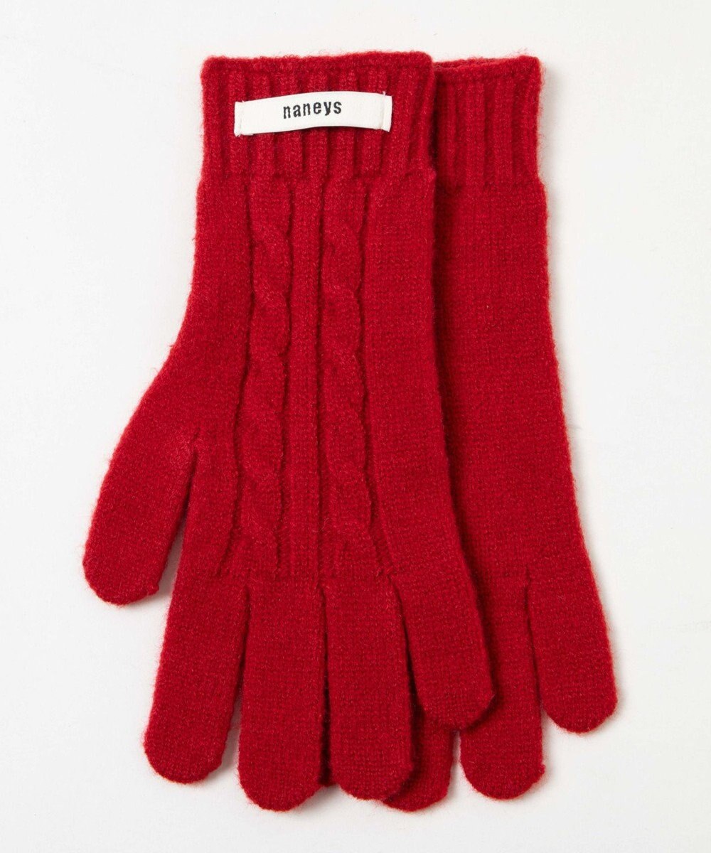 WEGO ケーブル編みグローブ 