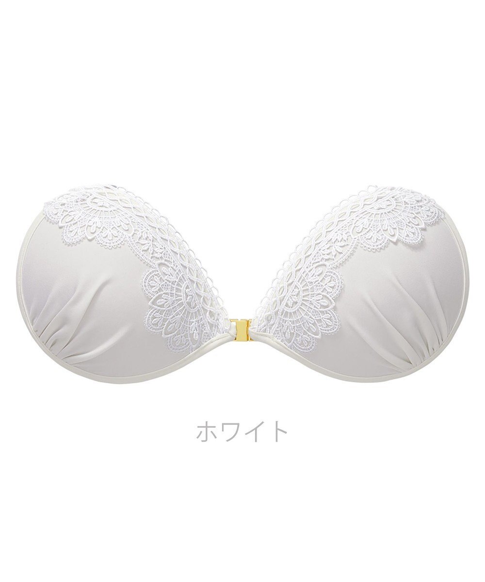 BRADELIS New York 【NuBra / ボリュームアップ】パテッドヌーブラ ノクターンレース  蒸れにくい バックレス コレクション デザインヌーブラ 正規品 