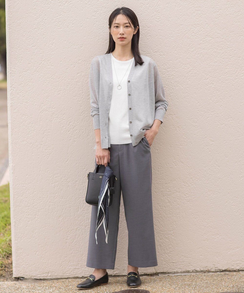 J.PRESS LADIES 【2way】スプリットレザー ナノポシェット バッグ 