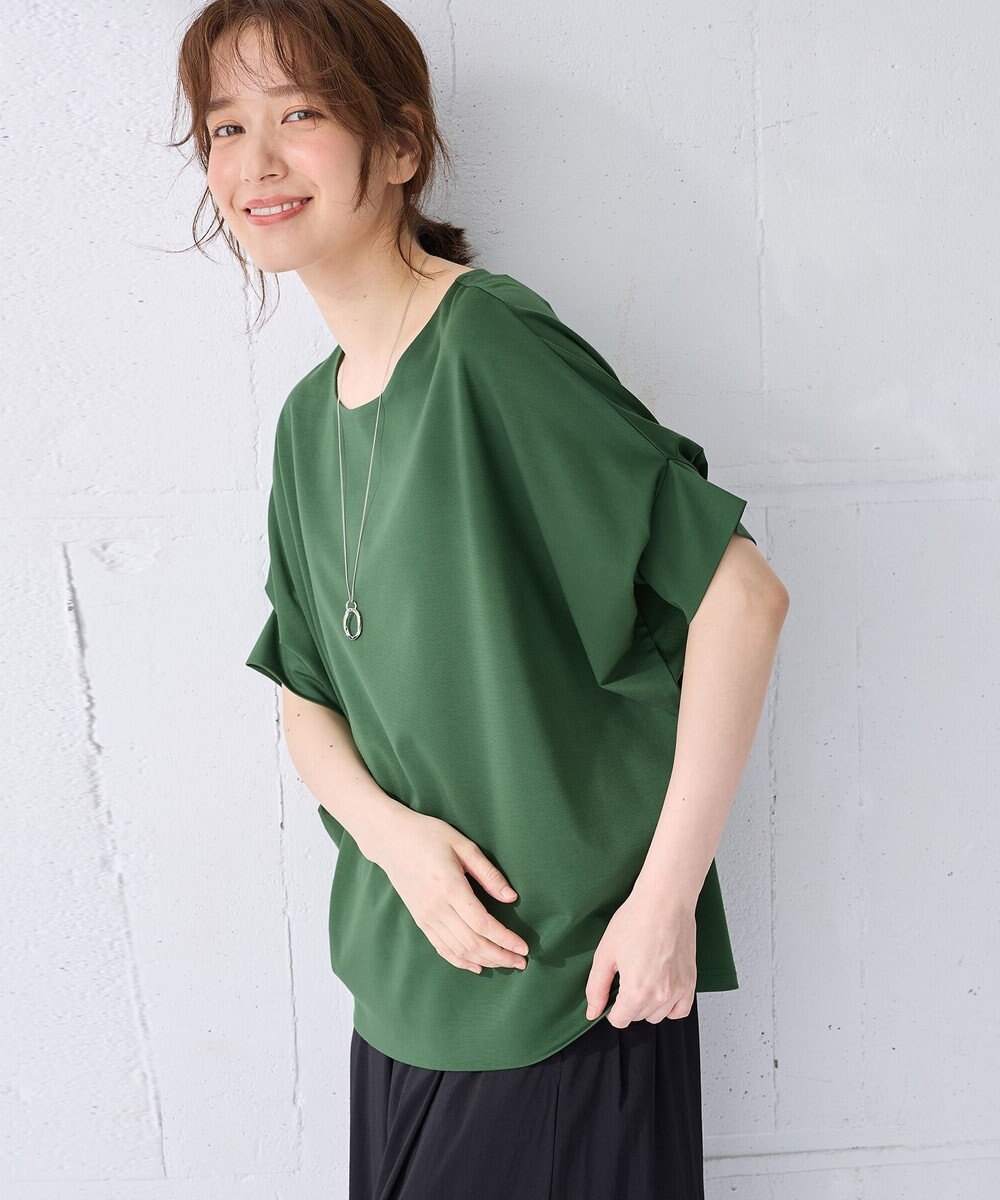 ANY L ゆるシルエットドルマンプルオーバー 