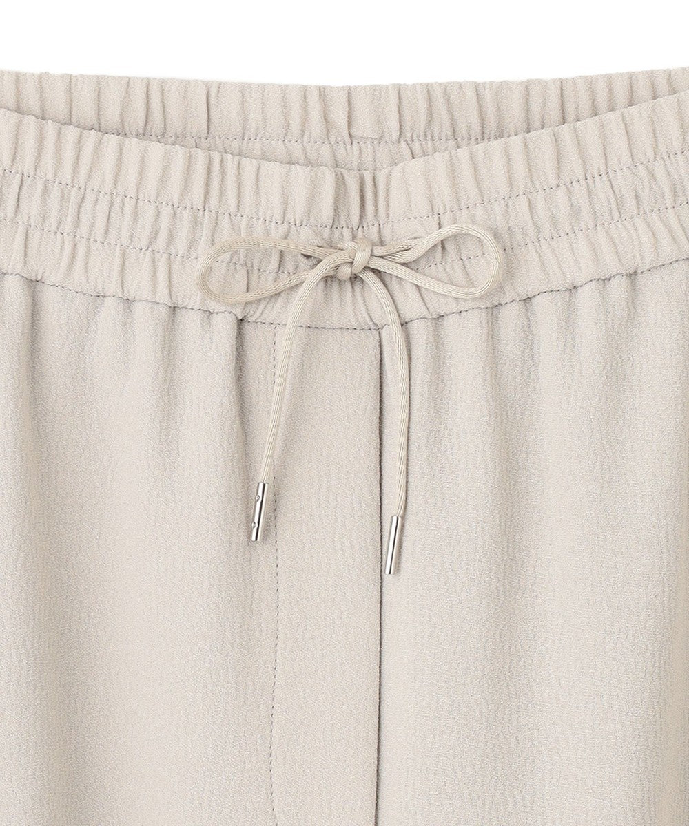 ICB 【WEB限定・洗える】BackSatinGeorgette ドロストパンツ 