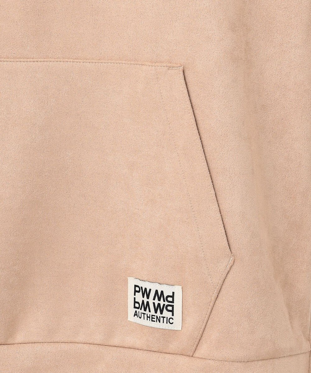 PW CIRCULUS 【MEN】スエード調 デタッチャブルフーディ 