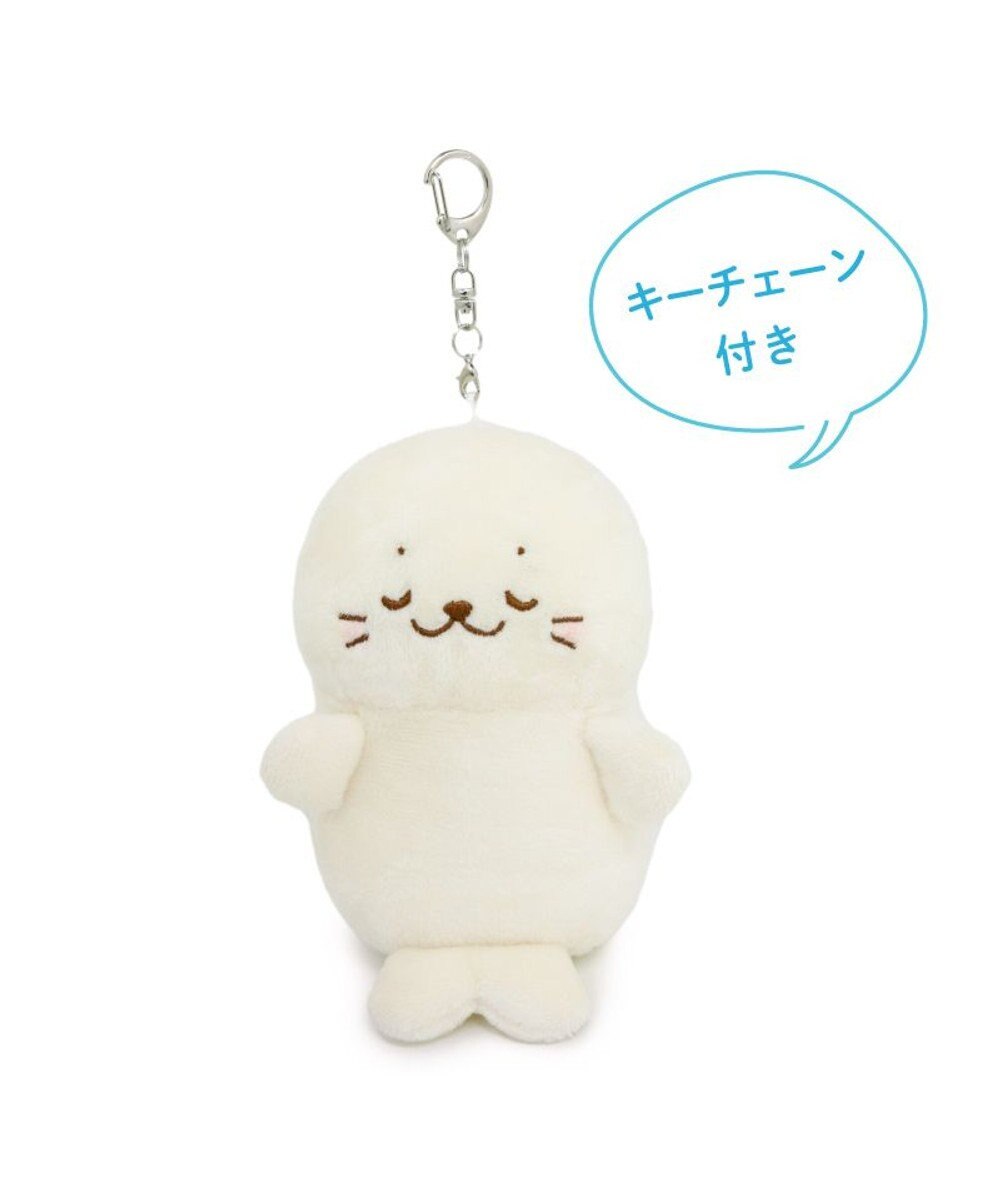 Mother garden しろたん ついてきちゃうマスコット キーホルダー《すやすや顔》 単品 