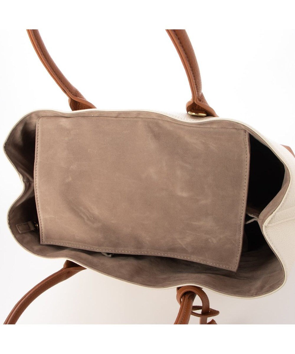 UNBILLION cachecache ショルダー付きパーテーション合成皮革トートL 