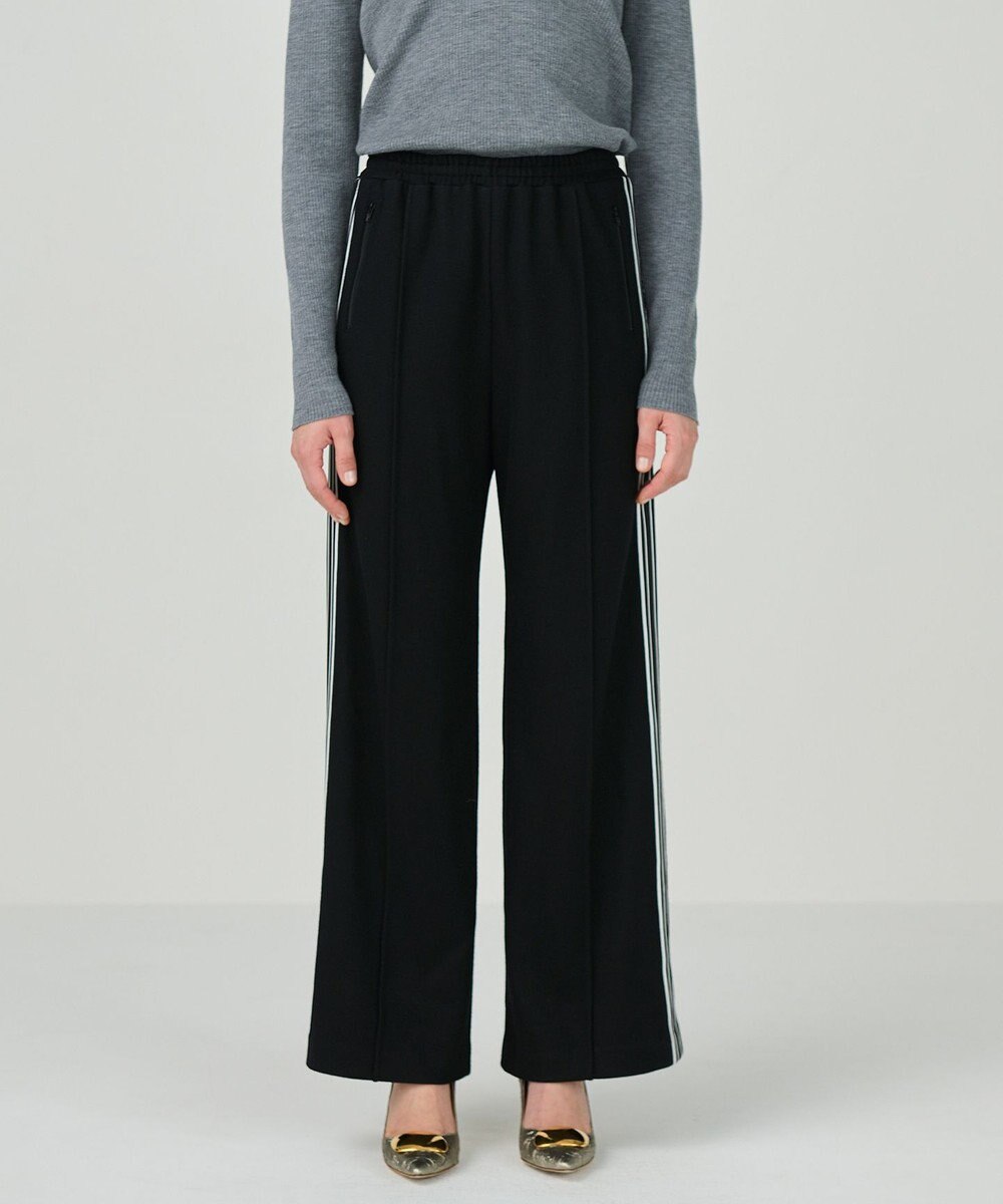 GRACE CONTINENTAL ウールジャージトラックパンツ 