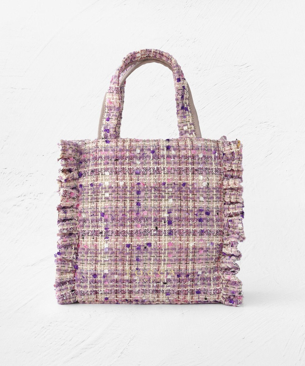 TOCCA 【美人百花掲載】【一部カラー撥水】TRIM WAVES MINITOTE ミニトートバッグ 